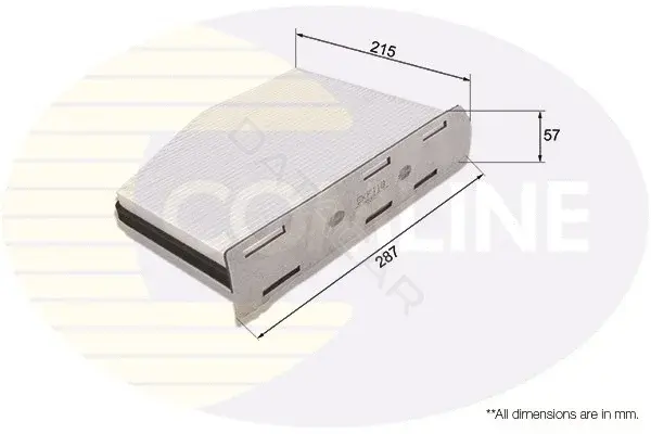 Фильтр салонный COMLINE EKF118