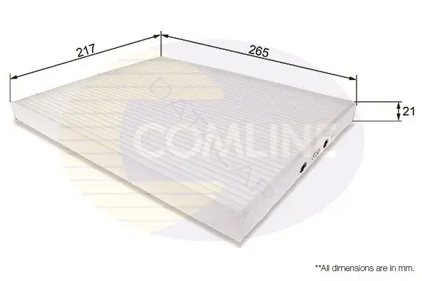 Фильтр салонный COMLINE EKF137