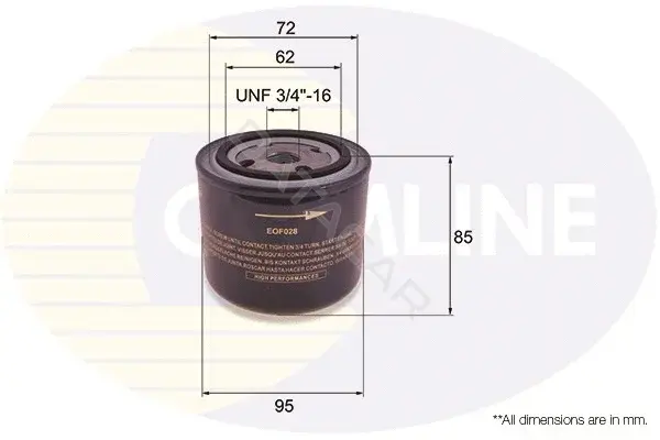 Масляный фильтр COMLINE EOF028
