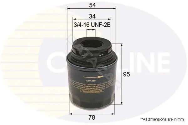 Масляный фильтр COMLINE EOF250