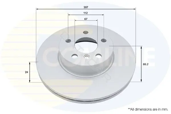 Тормозные диски COMLINE ADC5053V