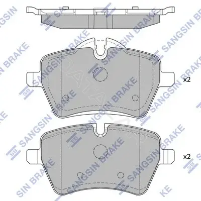 Тормозные колодки Hi-Q SP1799