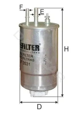 Топливный фильтр MFILTER DF3531