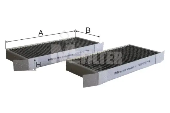 Фильтр салонный MFILTER K9043C-2