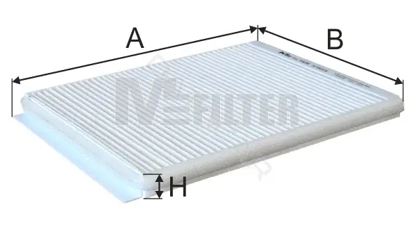 Фильтр салонный MFILTER K923