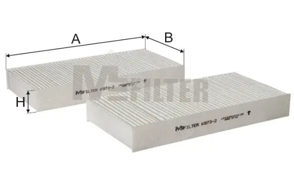 Фильтр салонный MFILTER K973-2