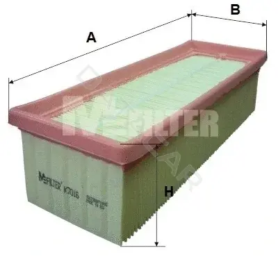 Воздушный фильтр MFILTER K7016