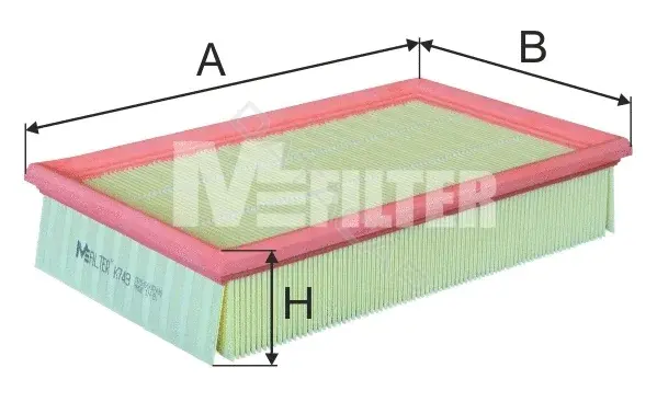 Воздушный фильтр MFILTER K749