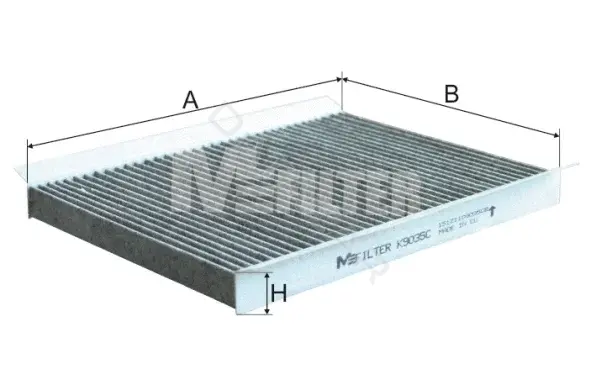 Фильтр салонный MFILTER K9035C