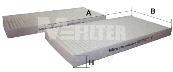 Фильтр салонный MFILTER K9102-2