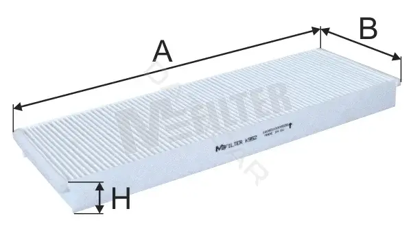 Фильтр салонный MFILTER K952
