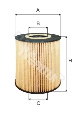 Масляный фильтр MFILTER TE612
