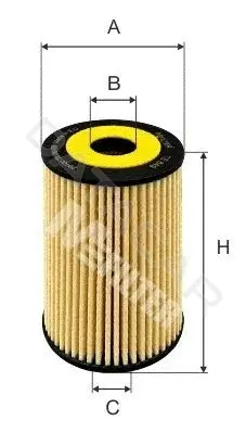 Масляный фильтр MFILTER TE649
