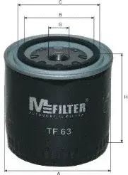 Масляный фильтр MFILTER TF63