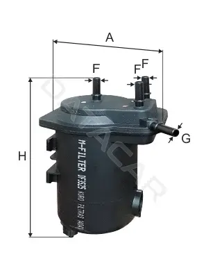 Топливный фильтр MFILTER DF3525