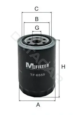 Масляный фильтр MFILTER TF6555
