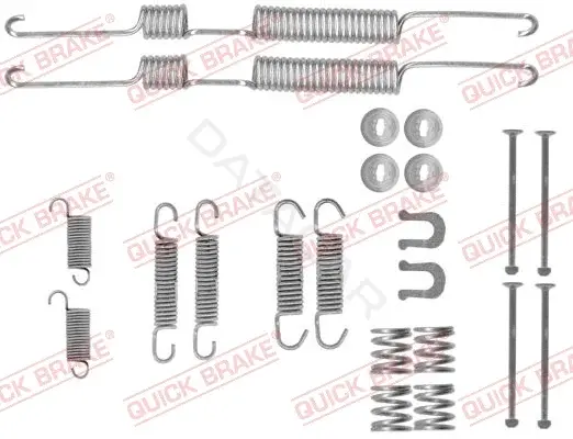 Ремкомплект тормозных колодок OJD 105-0870X