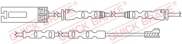 Датчик износа тормозных колодок OJD WS0291A