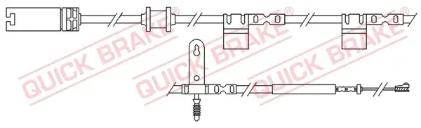 Датчик износа тормозных колодок OJD WS0299A