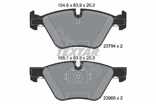 Тормозные колодки TEXTAR 2379401