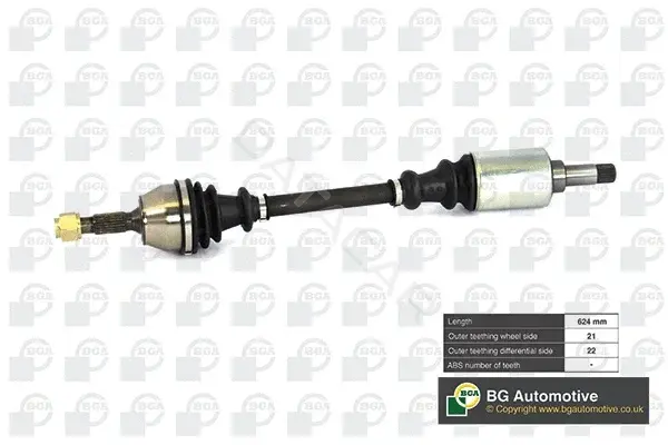 Приводной вал / Полуось BGA DS1400L