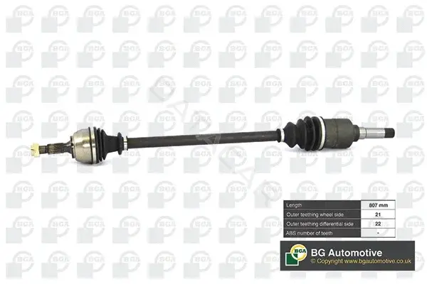 Приводной вал / Полуось BGA DS1400R