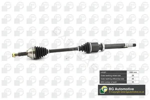 Приводной вал / Полуось BGA DS2326R