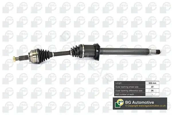 Приводной вал / Полуось BGA DS3300R