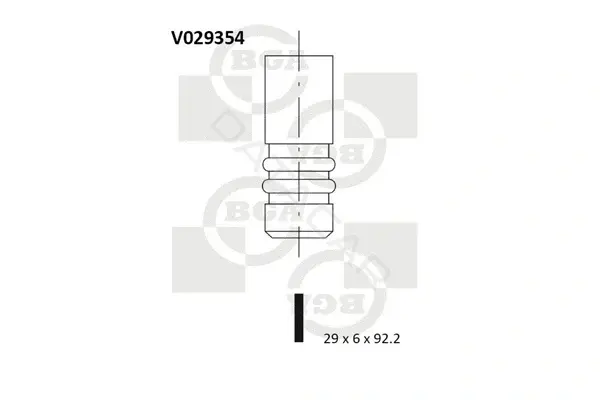 Выпускной клапан BGA V029354