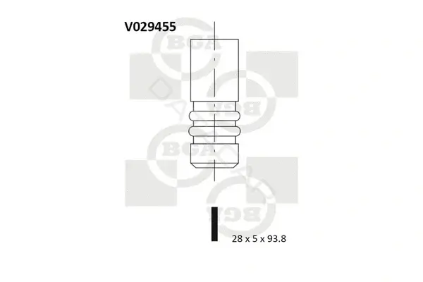 Впускной клапан BGA V029455