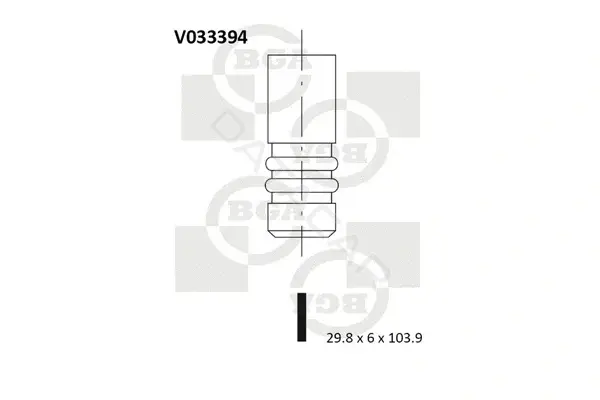 Выпускной клапан BGA V033394