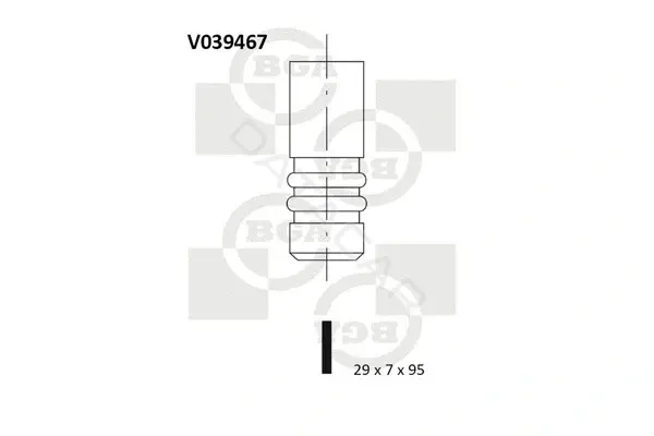 Выпускной клапан BGA V039467