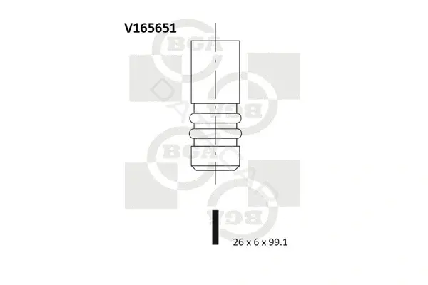 Выпускной клапан BGA V165651