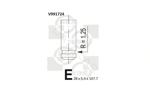 Выпускной клапан BGA V991724