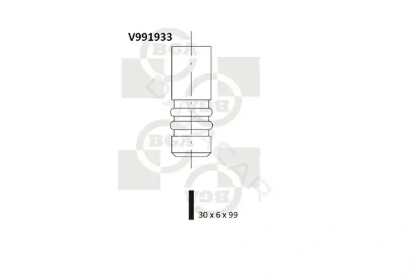 Впускной клапан BGA V991933
