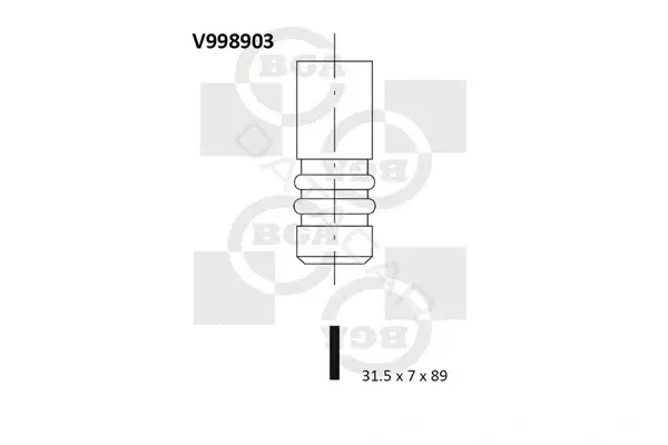 Выпускной клапан BGA V998903