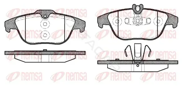Тормозные колодки REMSA 1305.20