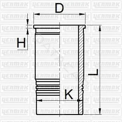 Гильза цилиндра YENMAK 51-06065-000