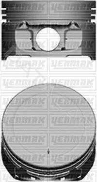 Поршень двигателя YENMAK 31-04101-000
