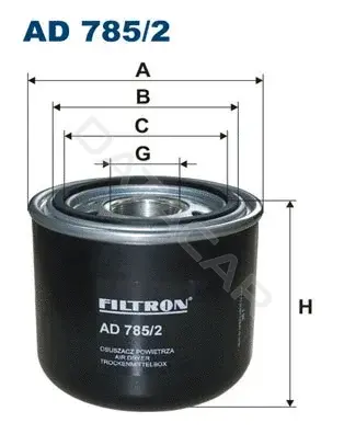 Фильтр влагоотделителя FILTRON AD785/2