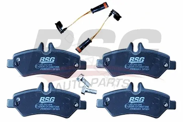 Тормозные колодки BSG BSG60-200-012