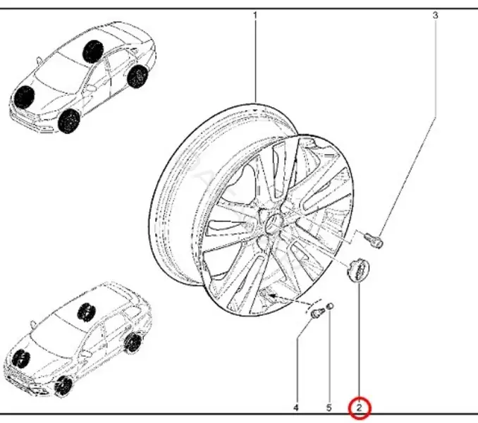 Колпаки на колеса LADA 8450031823