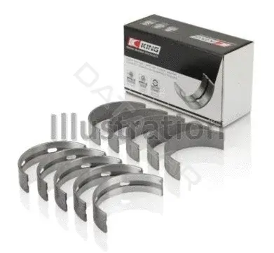Вкладыши коренные KING MB5644CA020