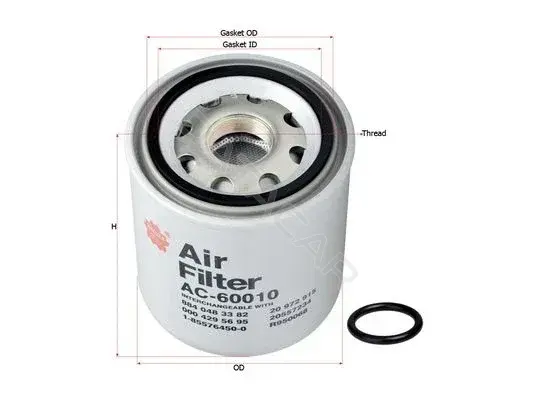 Фильтр влагоотделителя SAKURA AC-60010