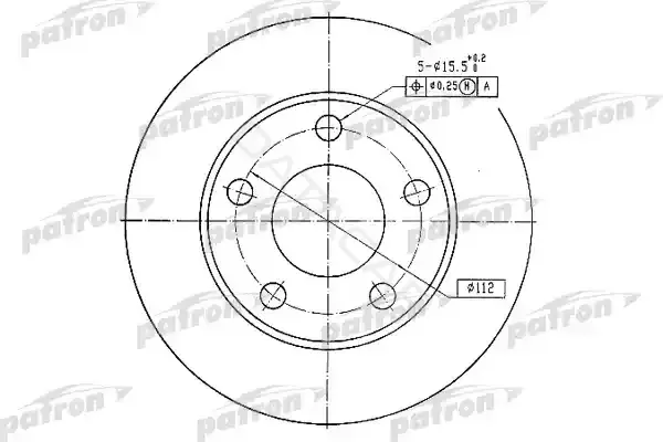 Тормозные диски PATRON PBD1542