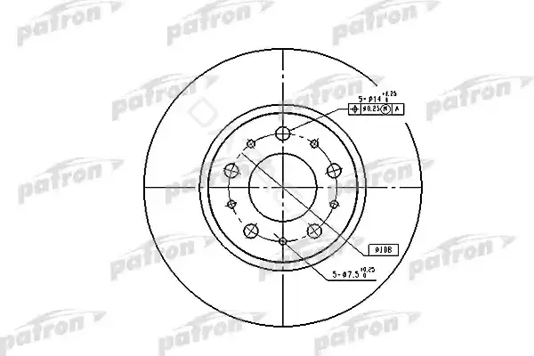 Тормозные диски PATRON PBD1697