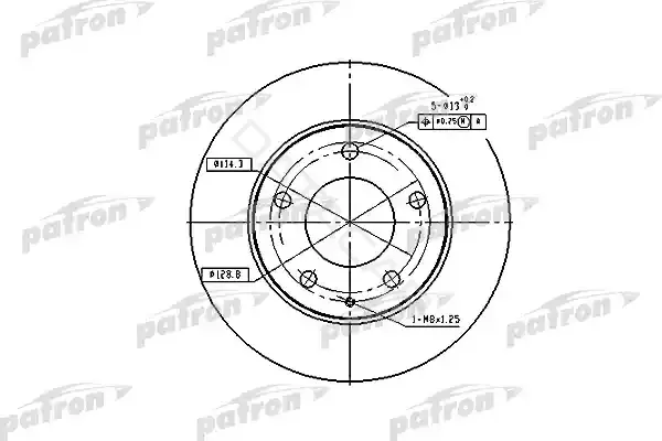 Тормозные диски PATRON PBD2704