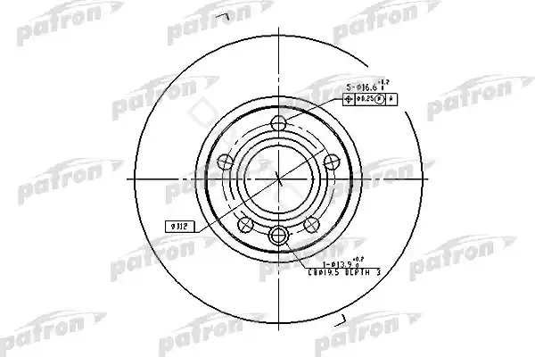 Тормозные диски PATRON PBD2810