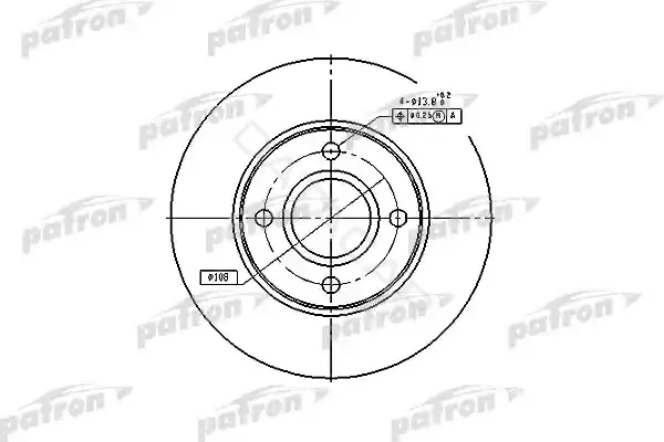 Тормозные диски PATRON PBD4036