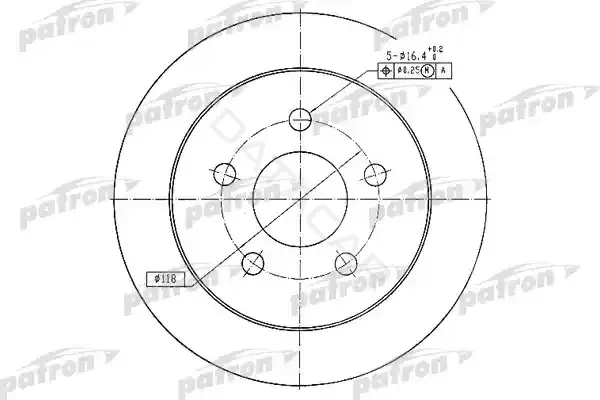 Тормозные диски PATRON PBD4049